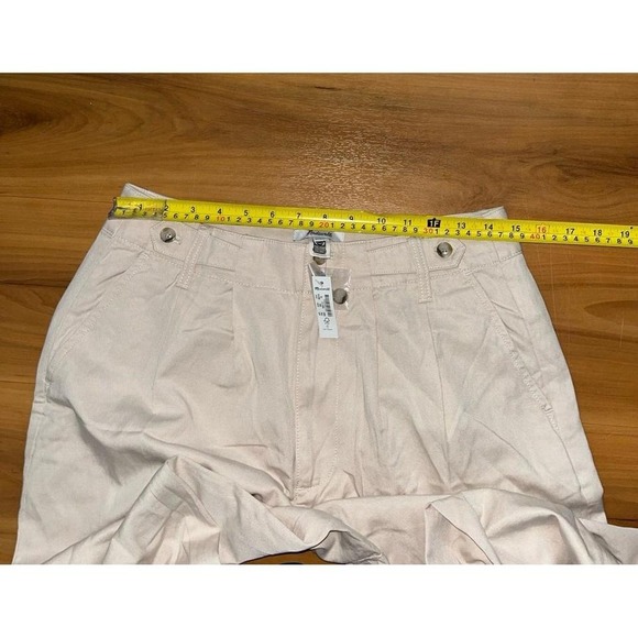 Womens NWT Madewell High Rise Linen Blend Casual Wide Leg Pants - Picture 4 of 6